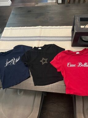 3 cute garage tops (xxs, xxs and xs)